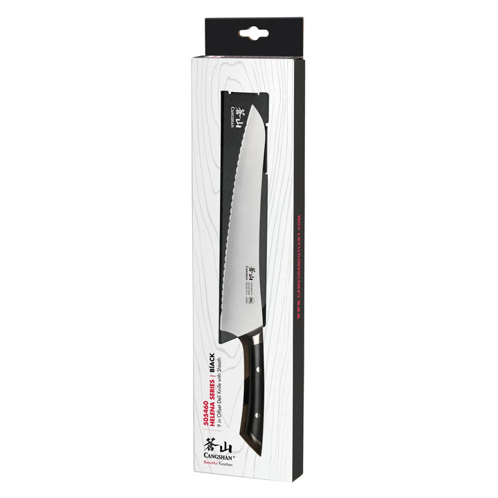 Helena Series 9" Offset Deli Knife with Sheath
