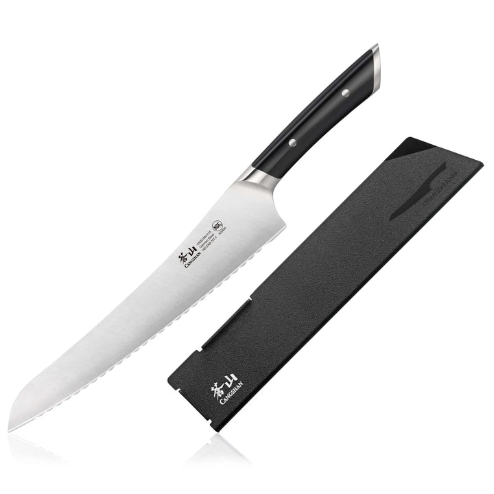Helena Series 9" Offset Deli Knife with Sheath