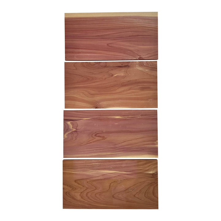 Outset Cedar Grilling Planks, Set of 4, 5” x 11” x 0.25"