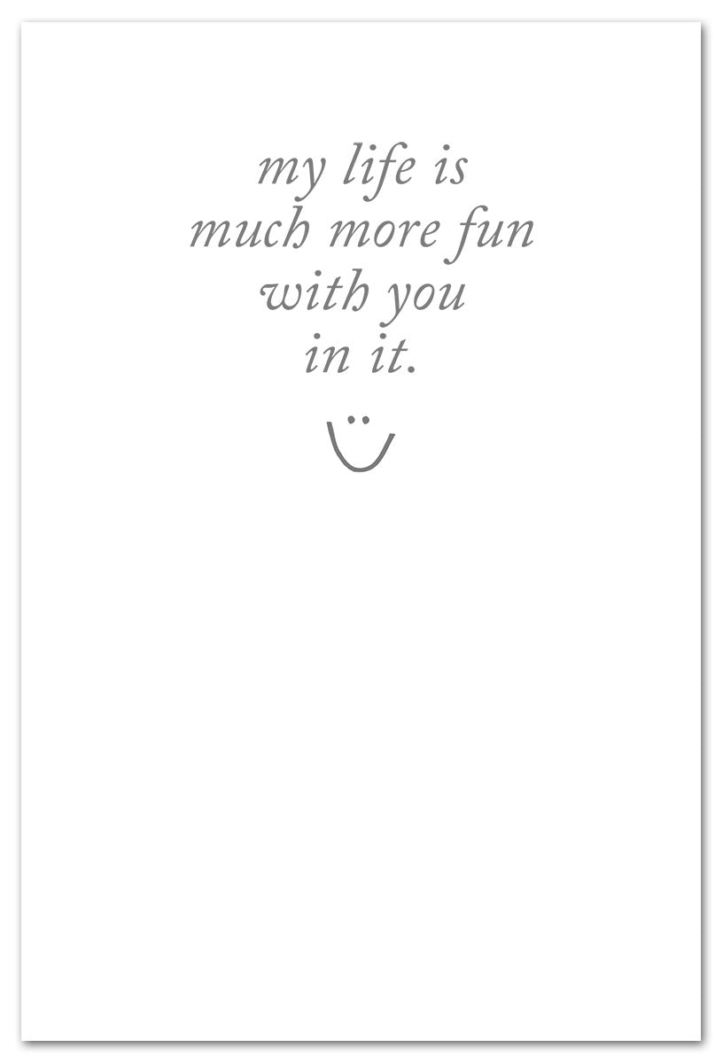 Smiley Face Cappuccino Friendship Card