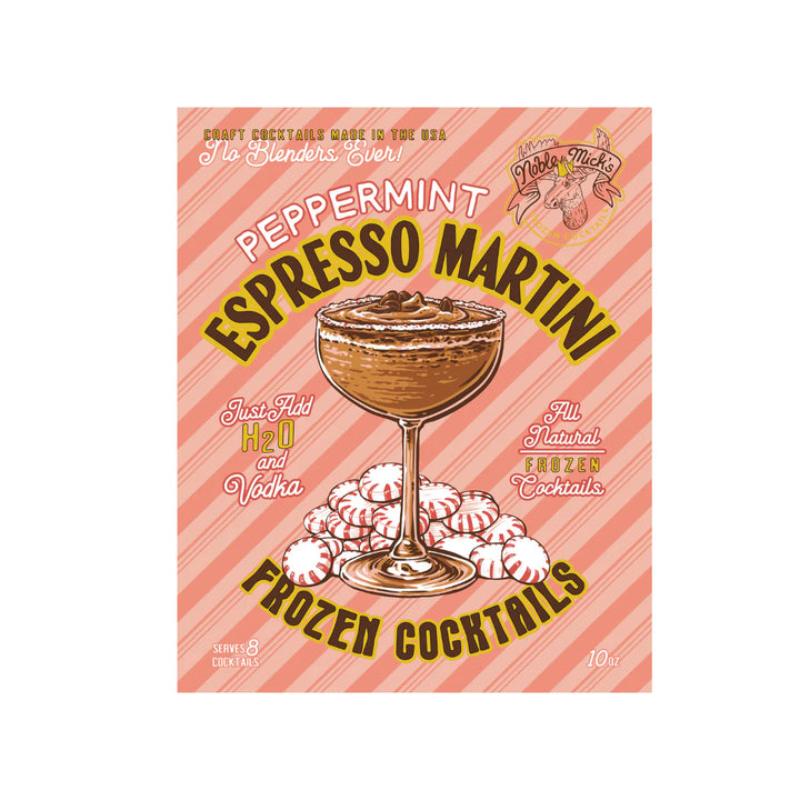 Noble Mick's Frozen Fireside Peppermint Espresso Martini