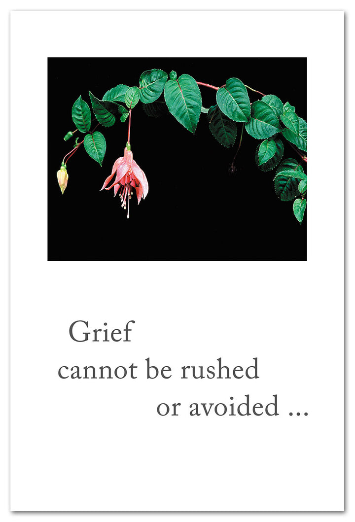 Pink Fuchsia Grief Support Card