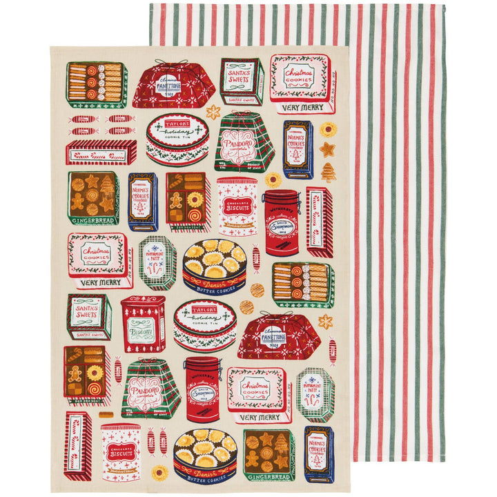 Sugar & Spice Christmas Dishtowels Set of 2