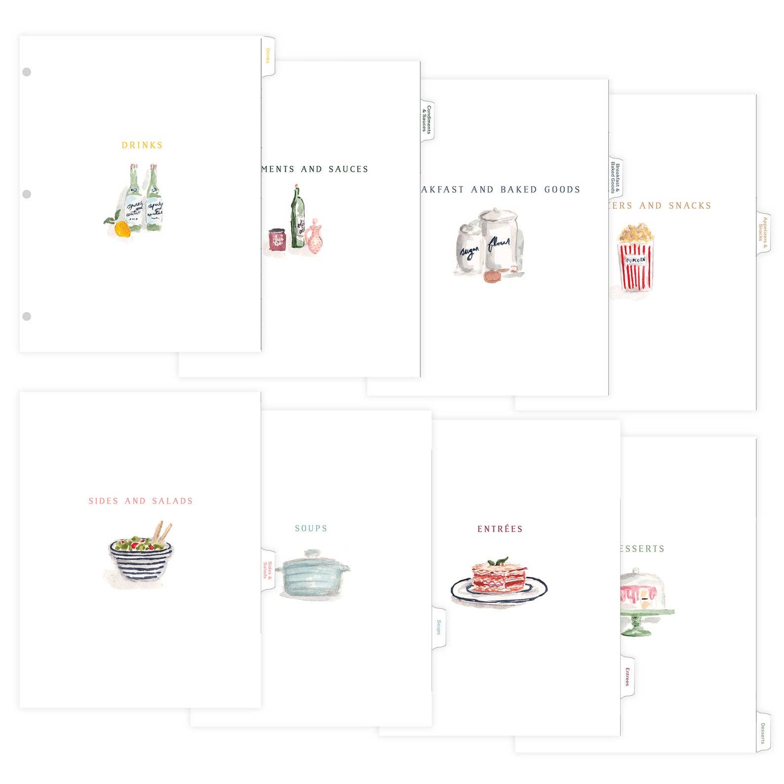 index card recipe binder Recipe Binder Kit – The Cook's Nook