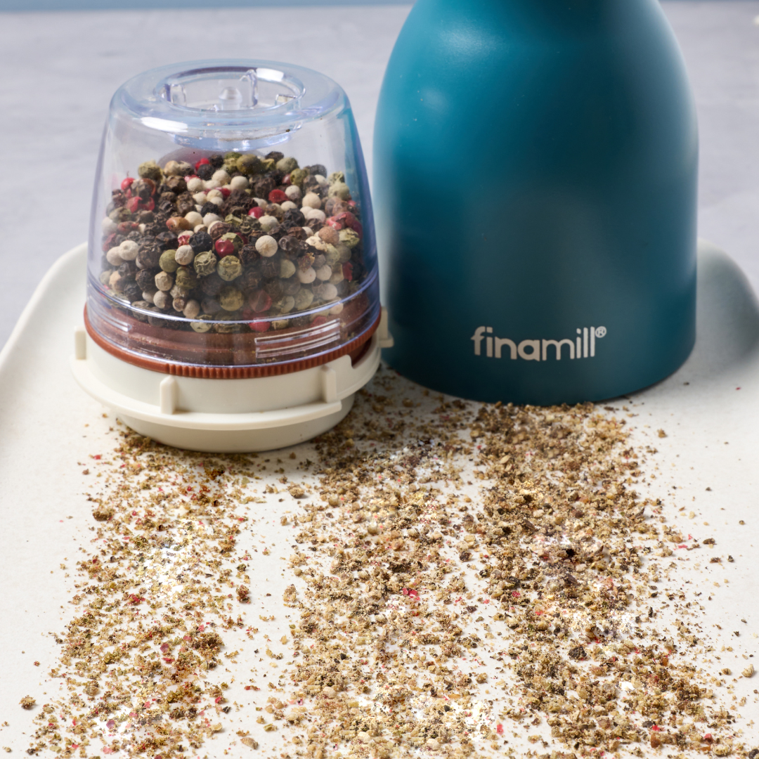 FinaMill Classic Battery Spice Grinder - 1 Everyday Pod, 1 Pepper Pod