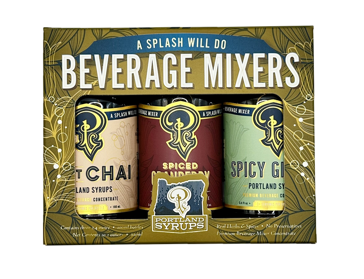 Portland Syrups Gift Set Gold Standard Cocktail / Mocktail Drink Mixers
