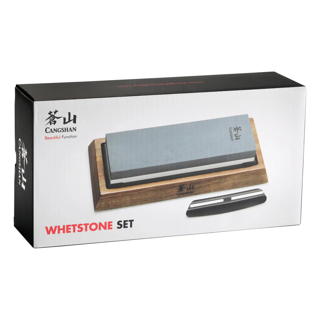 Whitestone Set Whetstone Set with Angle Guide – The Cook's Nook