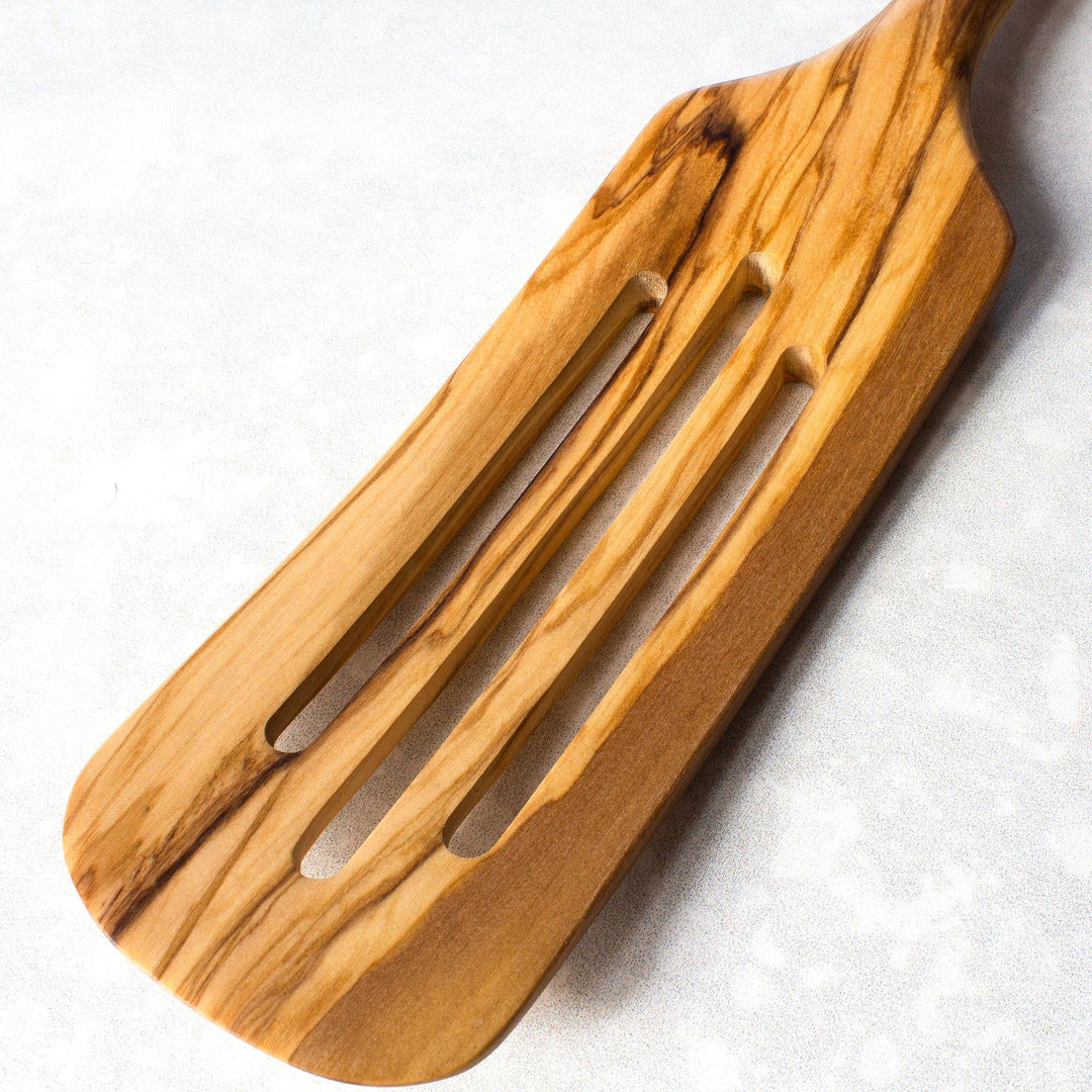 Rock & Branch® Olive Wood Slotted Spurtle