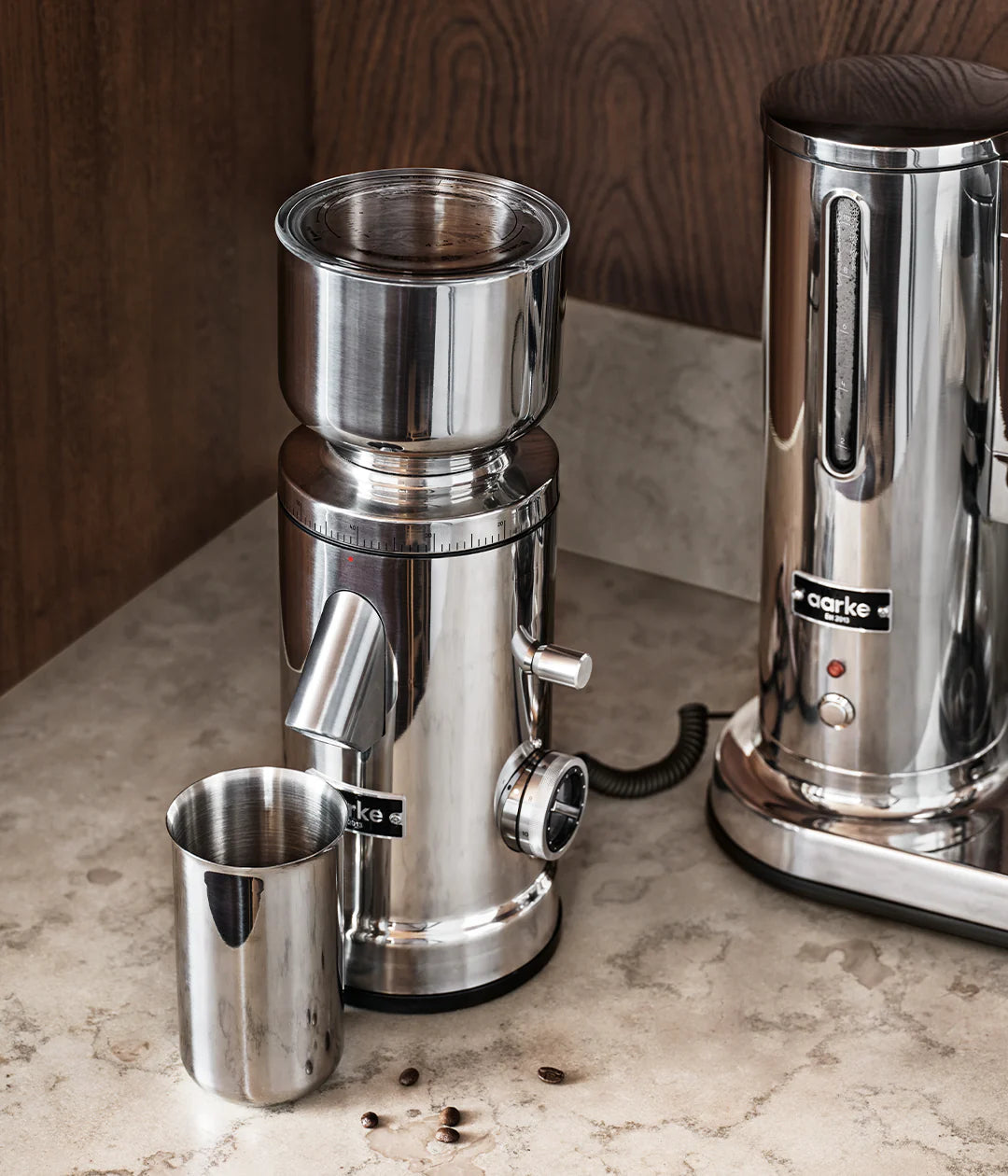Aarke Flat Burr Coffee Grinder