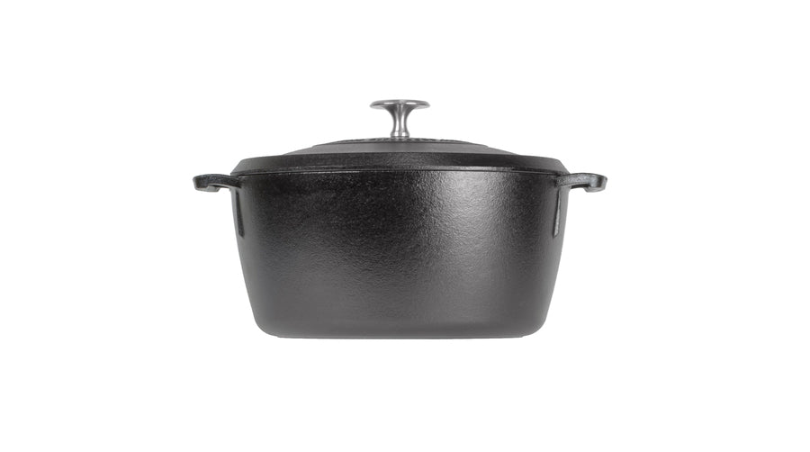Lodge Blacklock 5.5 Qt Triple Seasoned Cast Iron Dutch Oven - Thumbnail 2
