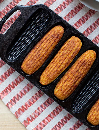 Cast Iron Cornstick Pan, 6 Stick