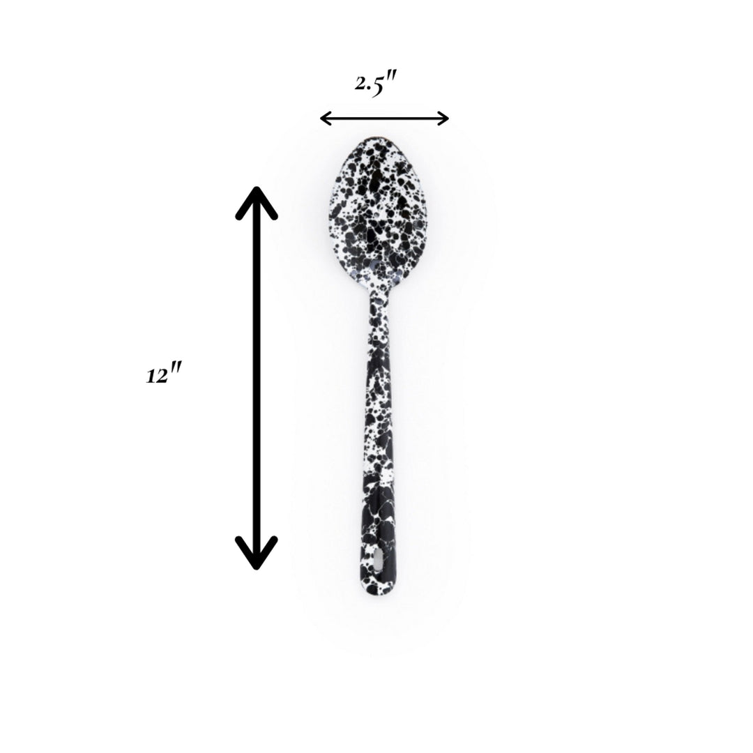 Crow Canyon Splatter Large Serving Spoon 12"