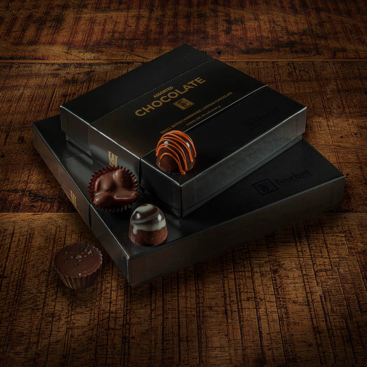 Bourbon Barrel Assorted Artisan Chocolates, 16 Piece Box
