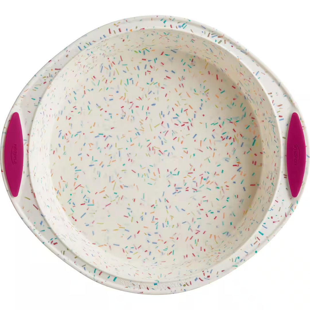 Silicone Confetti - 9" Round Cake Pan