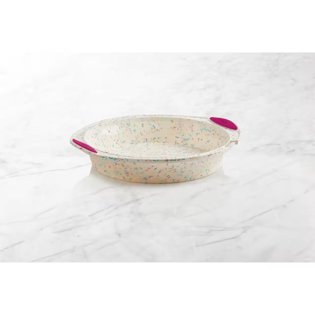 Silicone Confetti - 9" Round Cake Pan