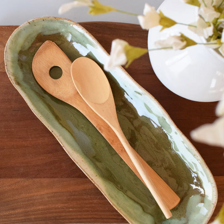 Etta B Pottery Bread Tray