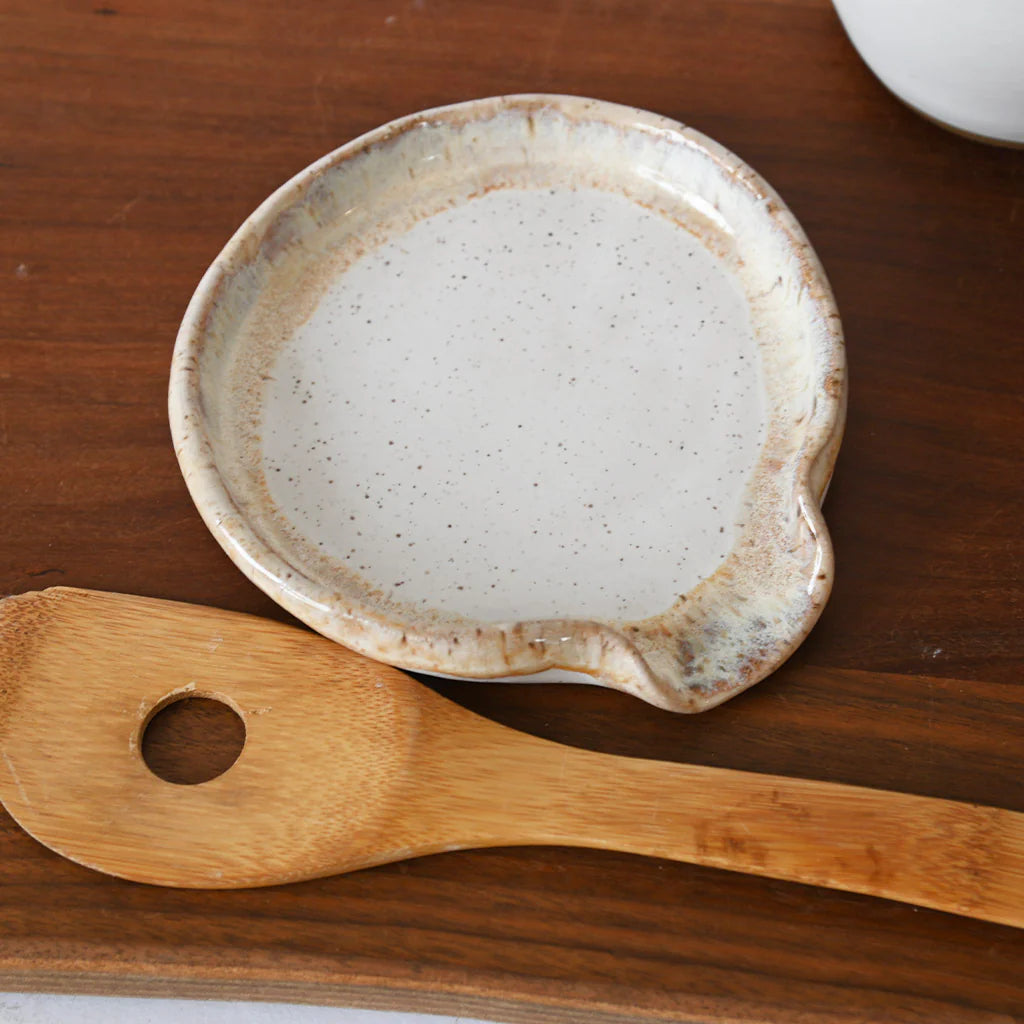 Etta B Pottery Round Spoon Rest