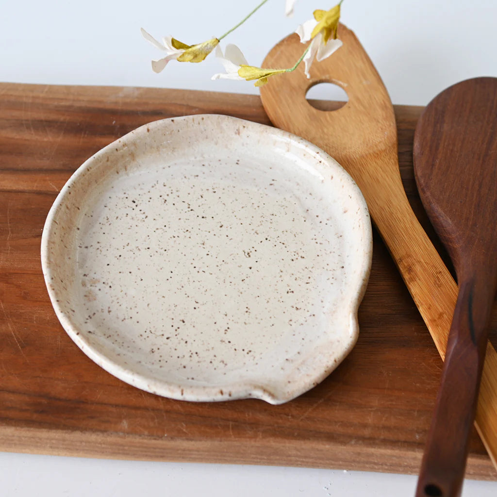 Etta B Pottery Spoon Rest