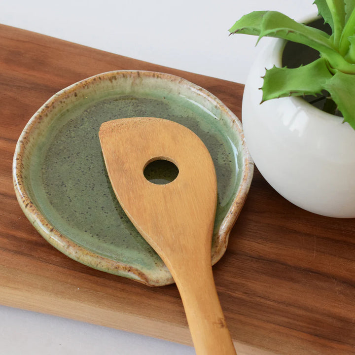 Etta B Pottery Round Spoon Rest