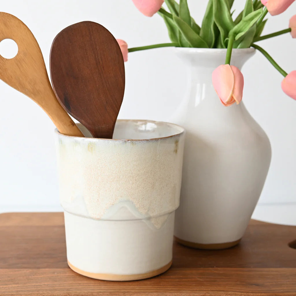 Etta B Pottery Farmhouse Utensil Crock