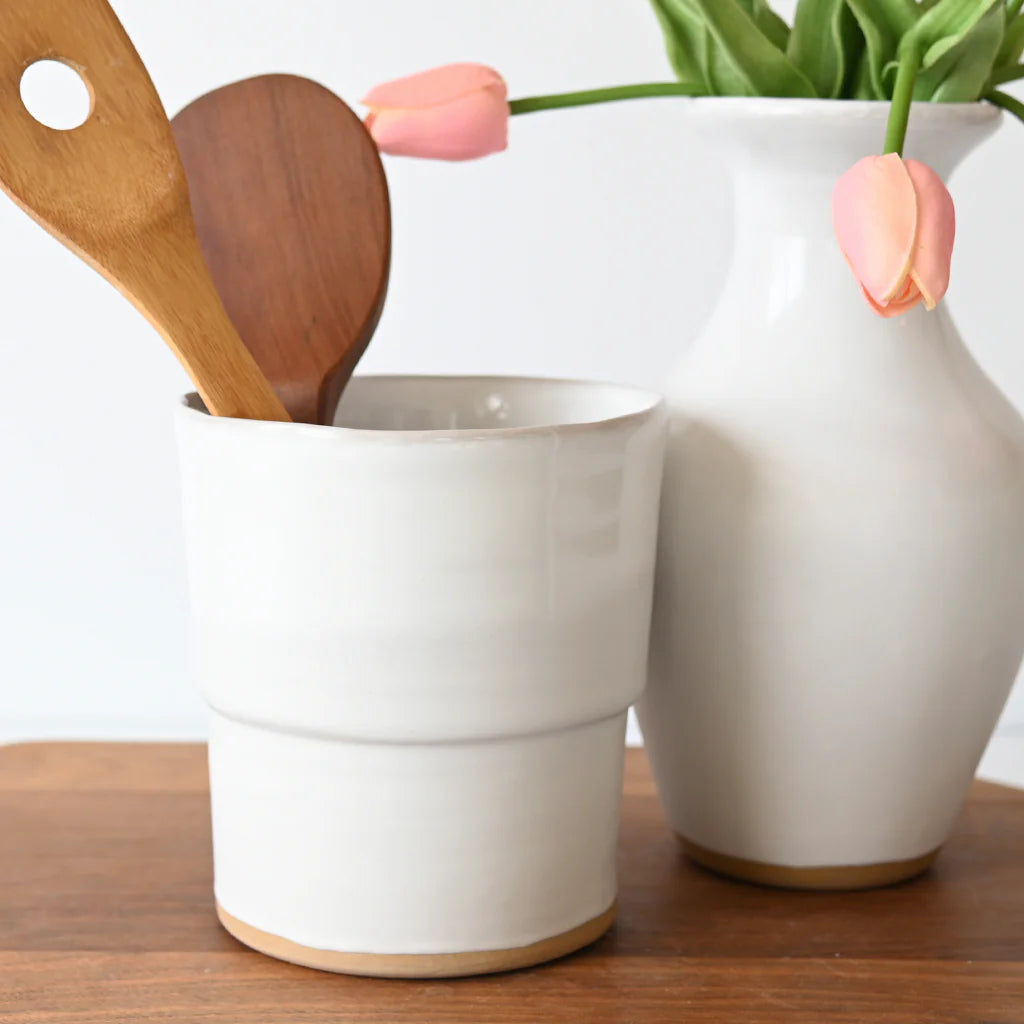 Etta B Pottery Farmhouse Utensil Crock