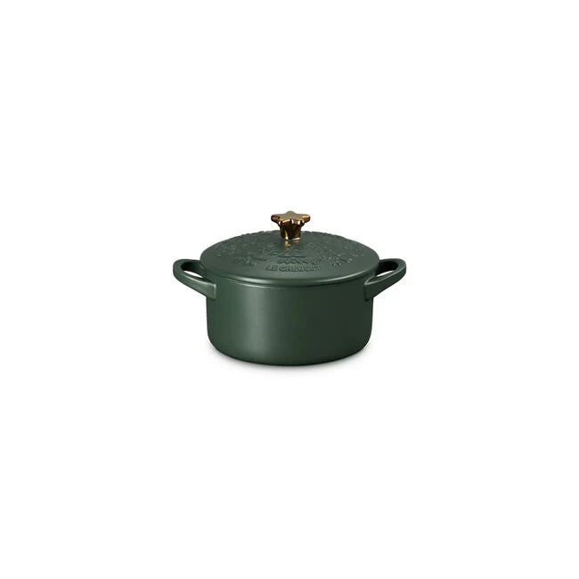 Noël Collection Mini Cocotte with Gold Star Knob