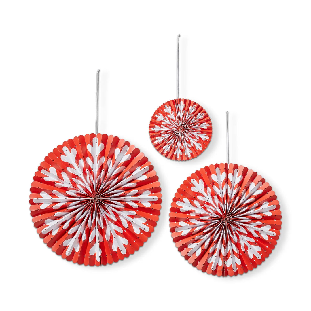 Snowflake Paper Fan Decor