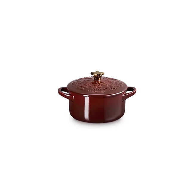 Noël Collection Mini Cocotte with Gold Star Knob