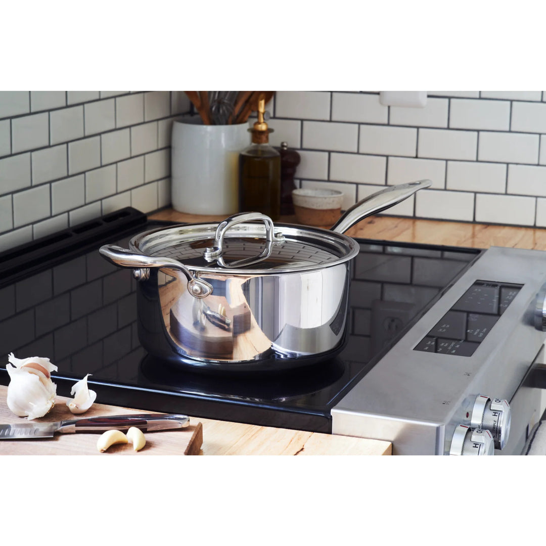 Heritage Steel Titanium Series 4 Quart Sauce Pan with Lid