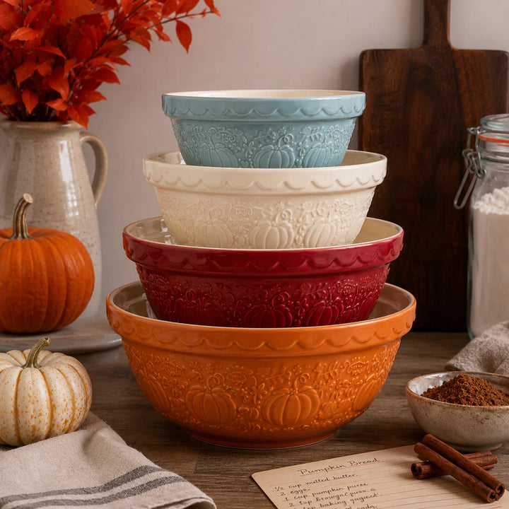 Mason Cash Pumpkin Mixing Bowls