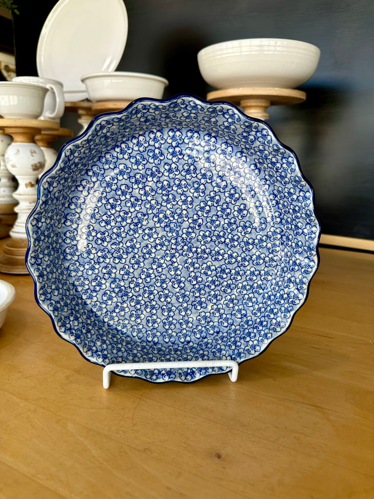 新品／未使用】Polish pottery キッシュ／パイ皿プレート