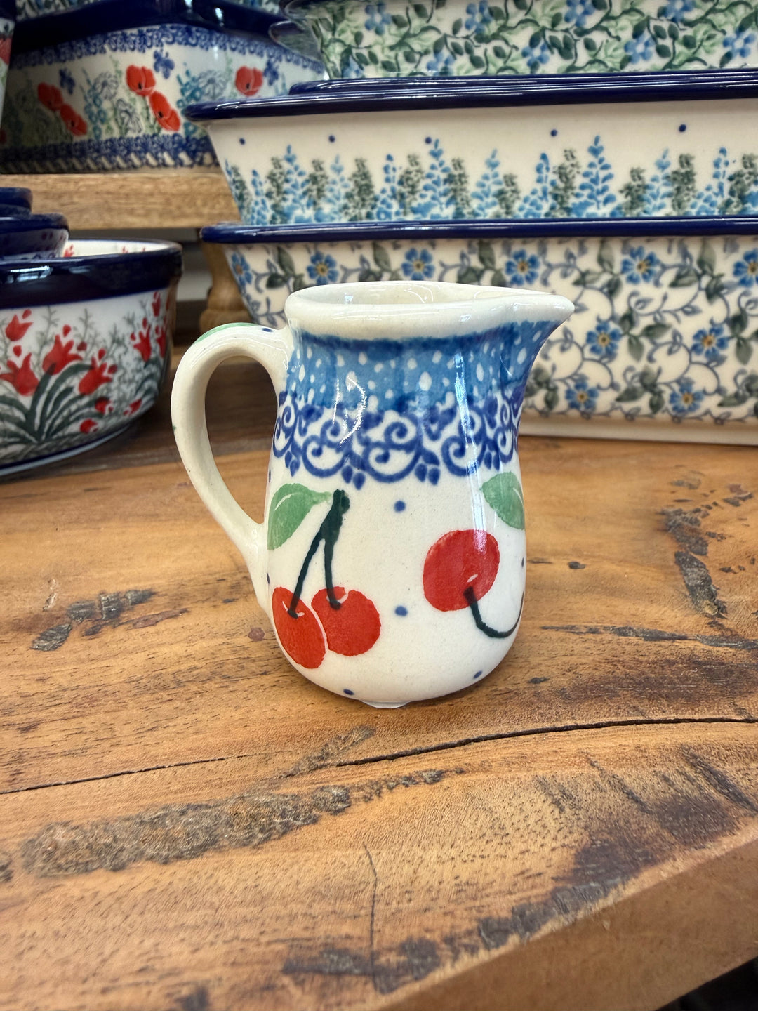 Cherries Mini Jug / Toothpick Holder - 315