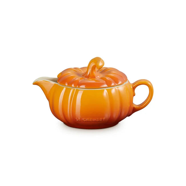Pumpkin Gravy Boat with Lid