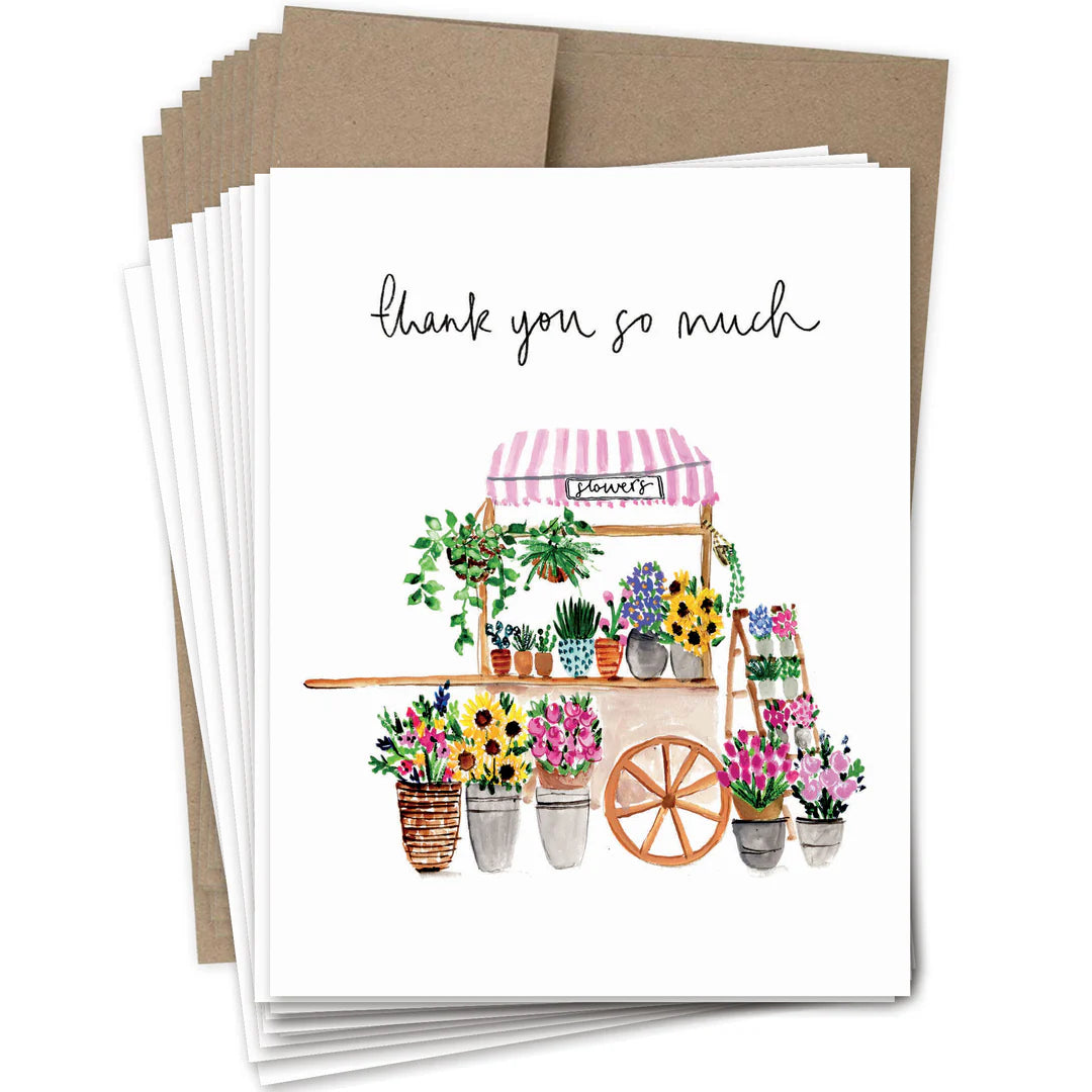 Flower Cart Boxed Notecards - Box of 10