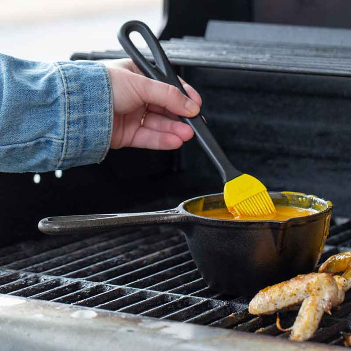 Cast Iron Melting Pot with Silicone Brush