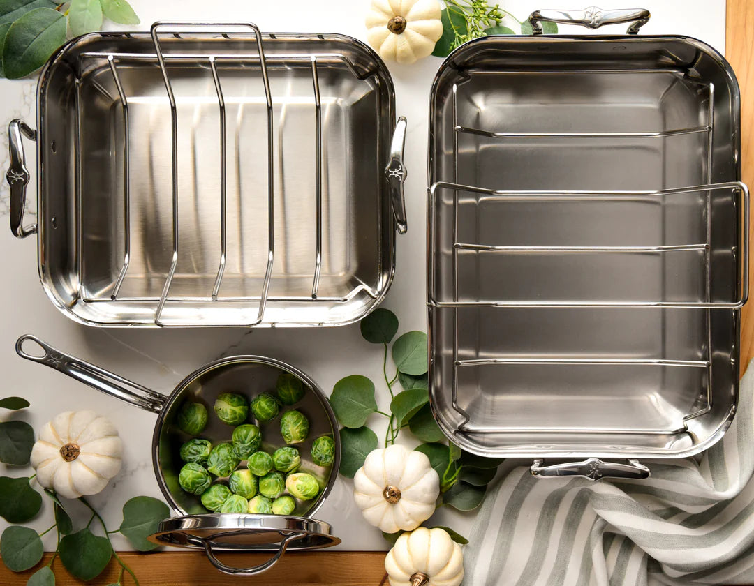 Provisions: 16.5-inch Classic Clad Roaster with Rack