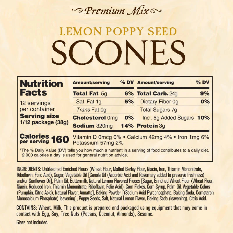 Lemon Poppyseed Scones