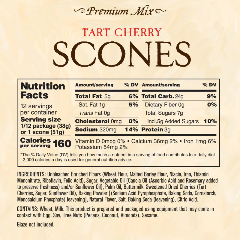 Tart Cherry Scones