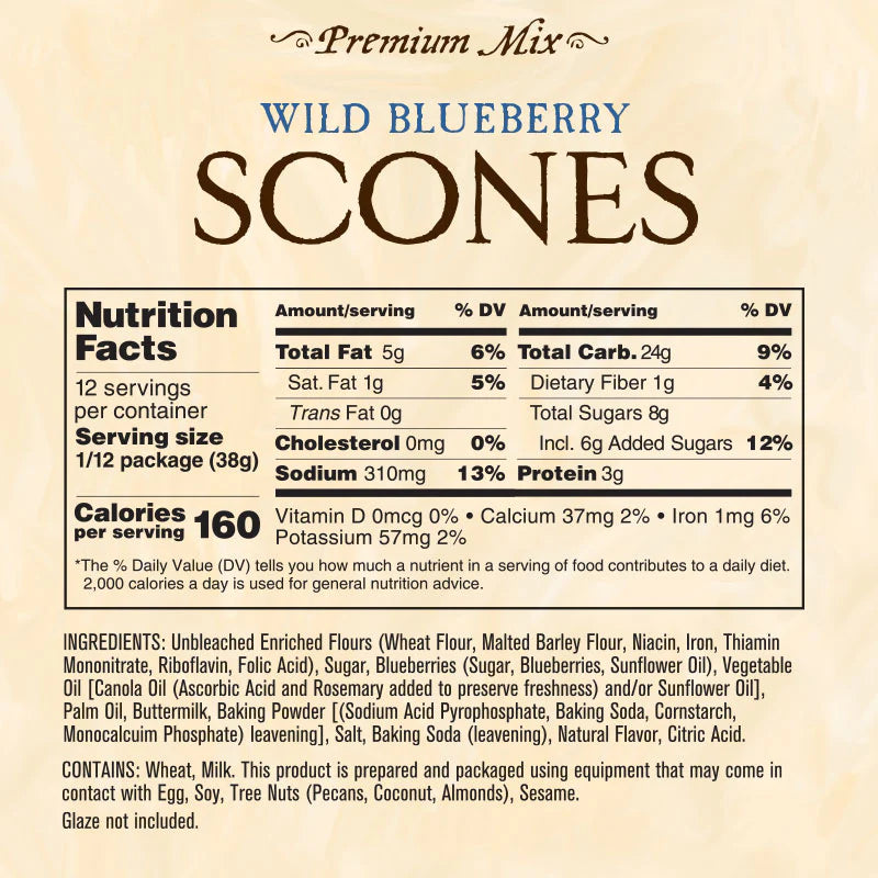 Wild Blueberry Scones