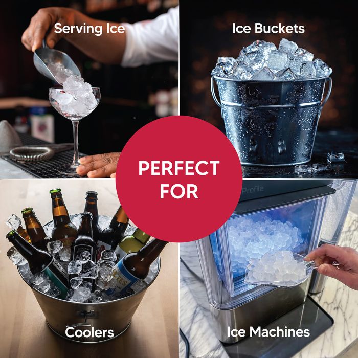 Aluminum Ice Scoop, 8"