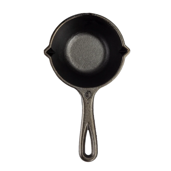 Cast Iron Melting Pot with Silicone Brush