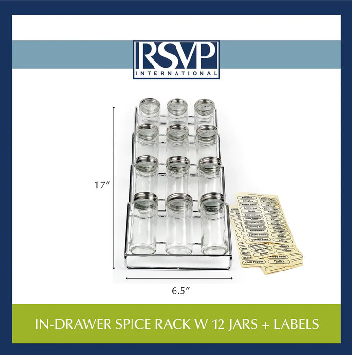 In-Drawer Spice Rack Set