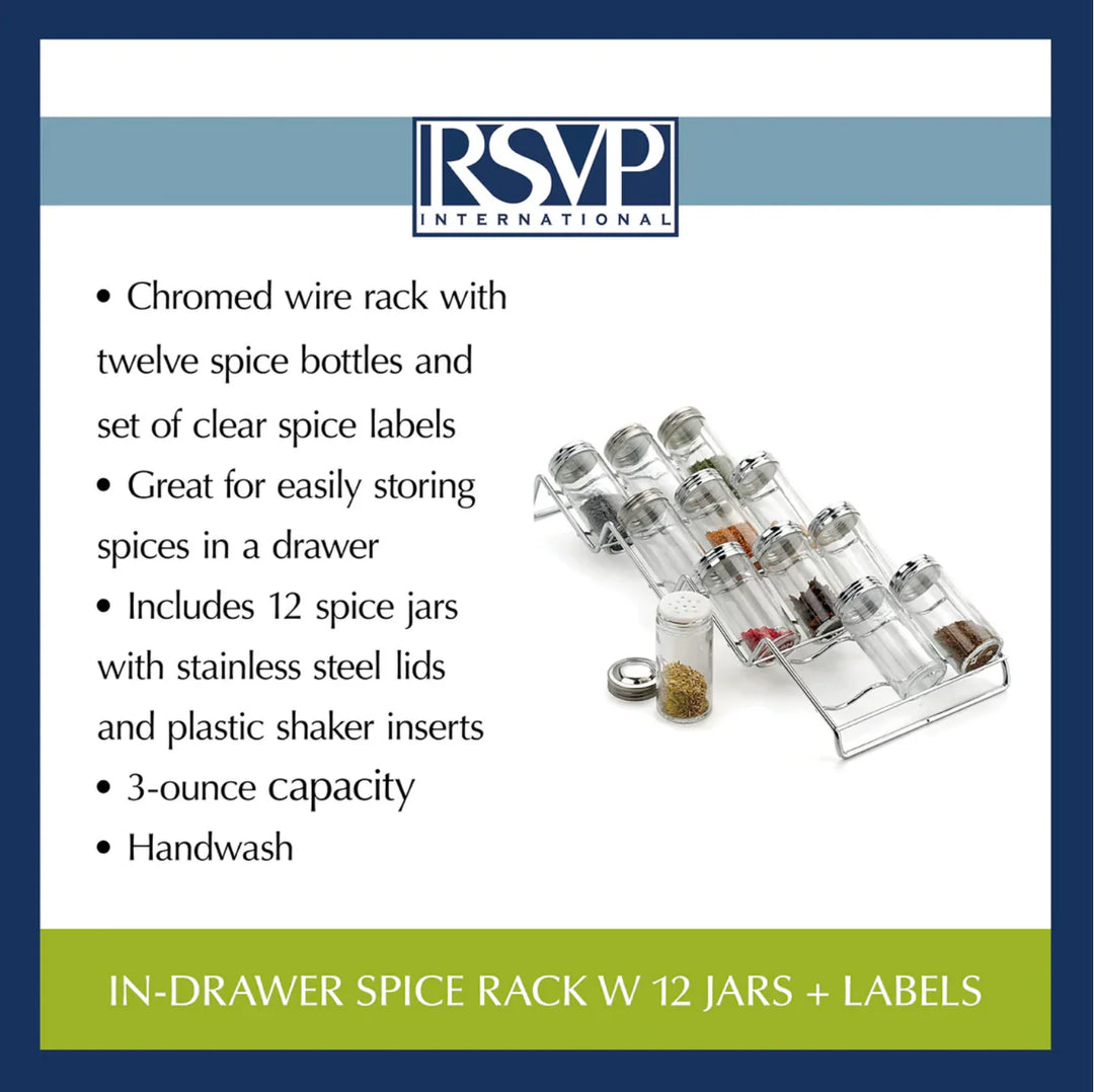 In-Drawer Spice Rack Set