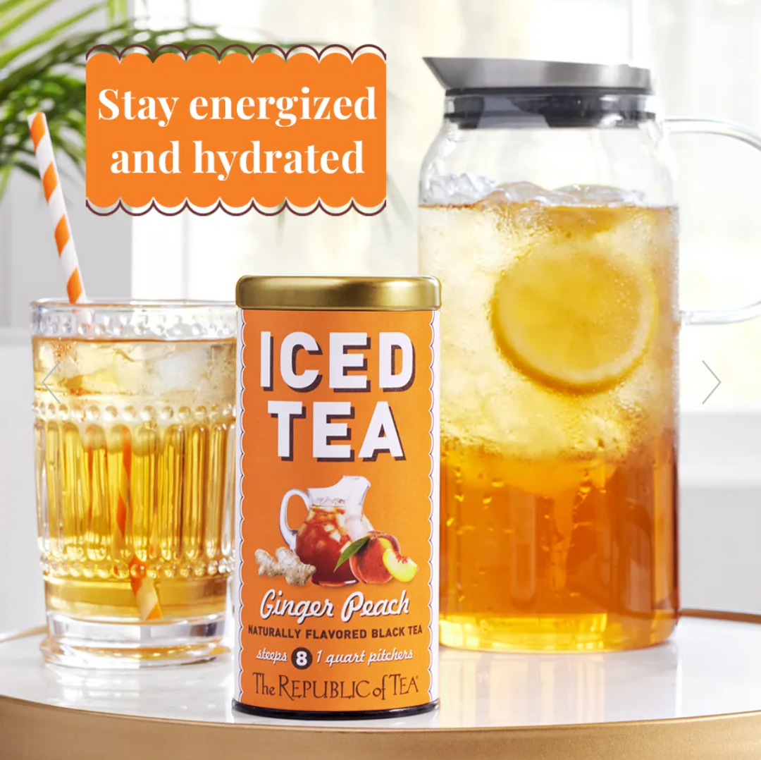 Iced Ginger Peach Tea