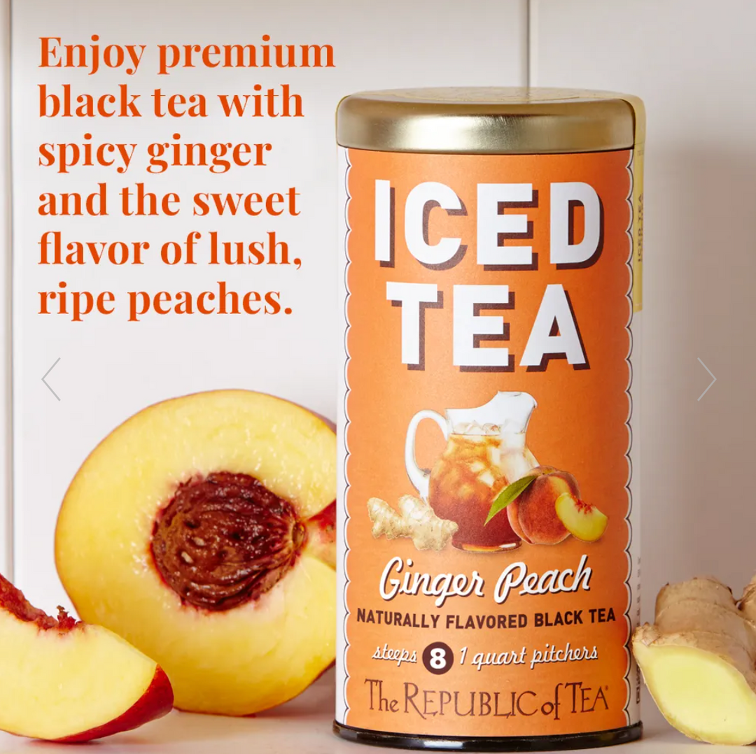 Iced Ginger Peach Tea