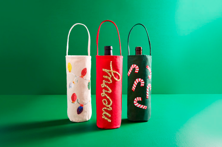 Tinsel Wine Bags