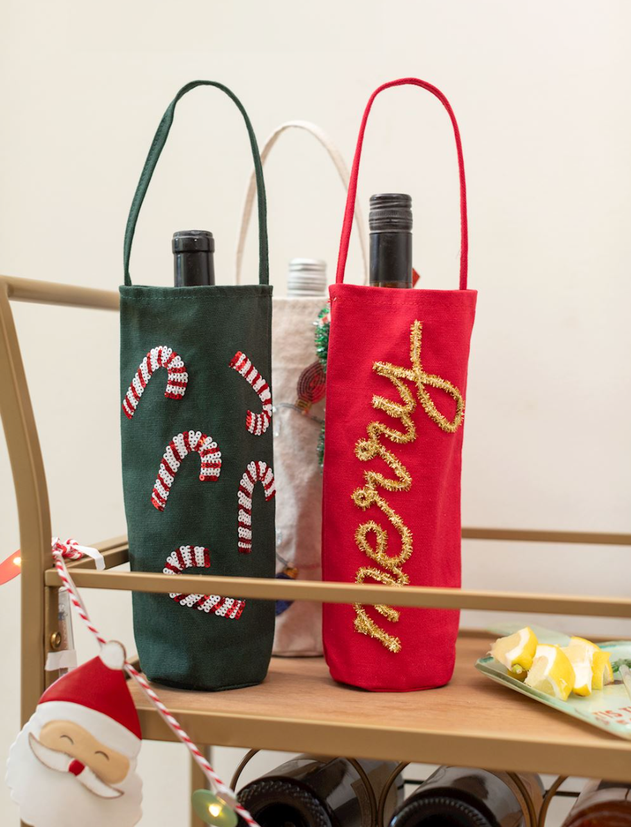 Tinsel Wine Bags