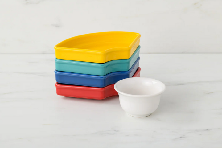 Fiestaware Vibrant 5-Piece Mixed Colors Entertaining Set 8 1/5"