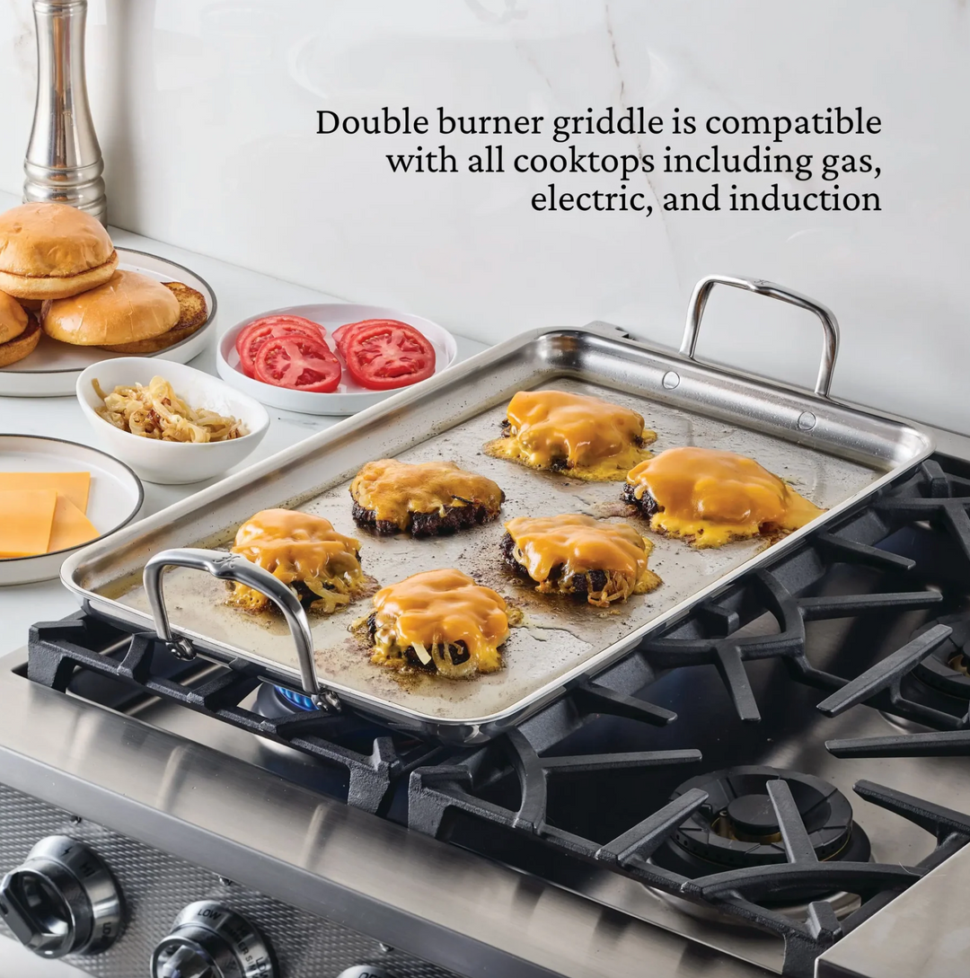 Provisions: Double Burner Griddle, 21x13"