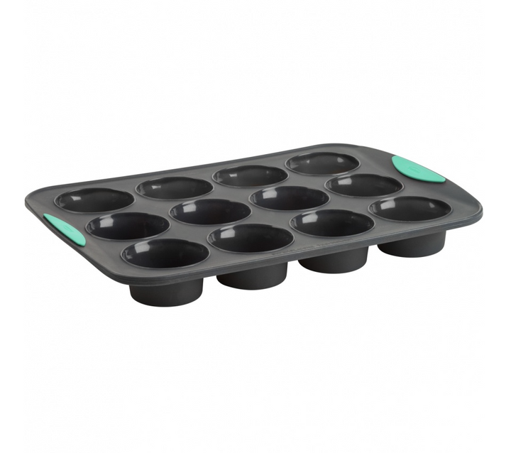 Silicone Bakeware: Mint 12-Cup Muffin Pan